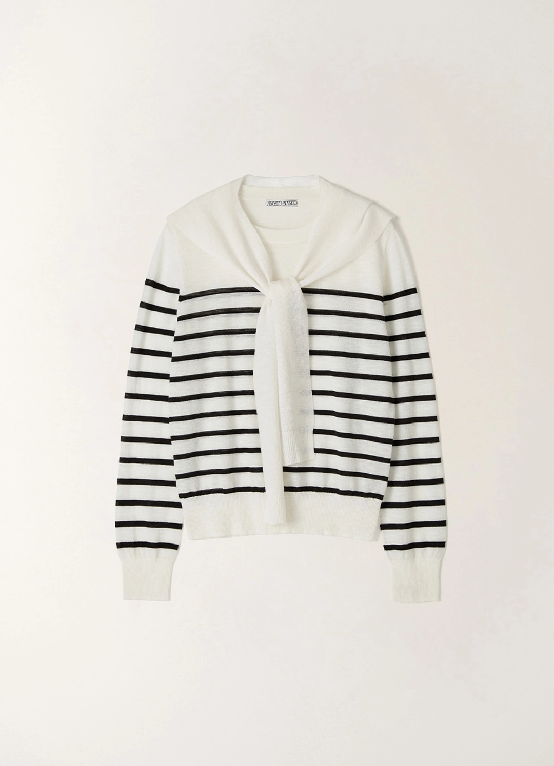 안젤로비안코 Raye Stripe Knit Scarf Set 상품 이미지 1