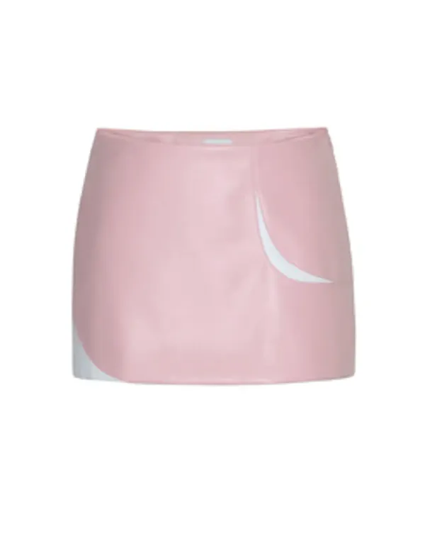 LOTTIE VEGAN LEATHER MINI SKIRT