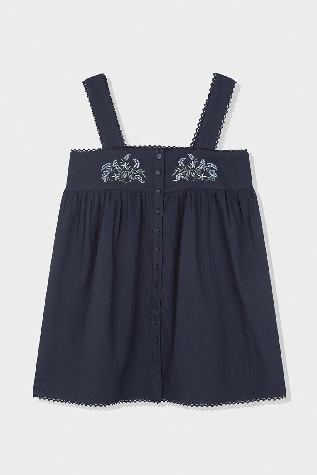 브렌다 브렌든 monet layered dress - navy 상품 이미지 1