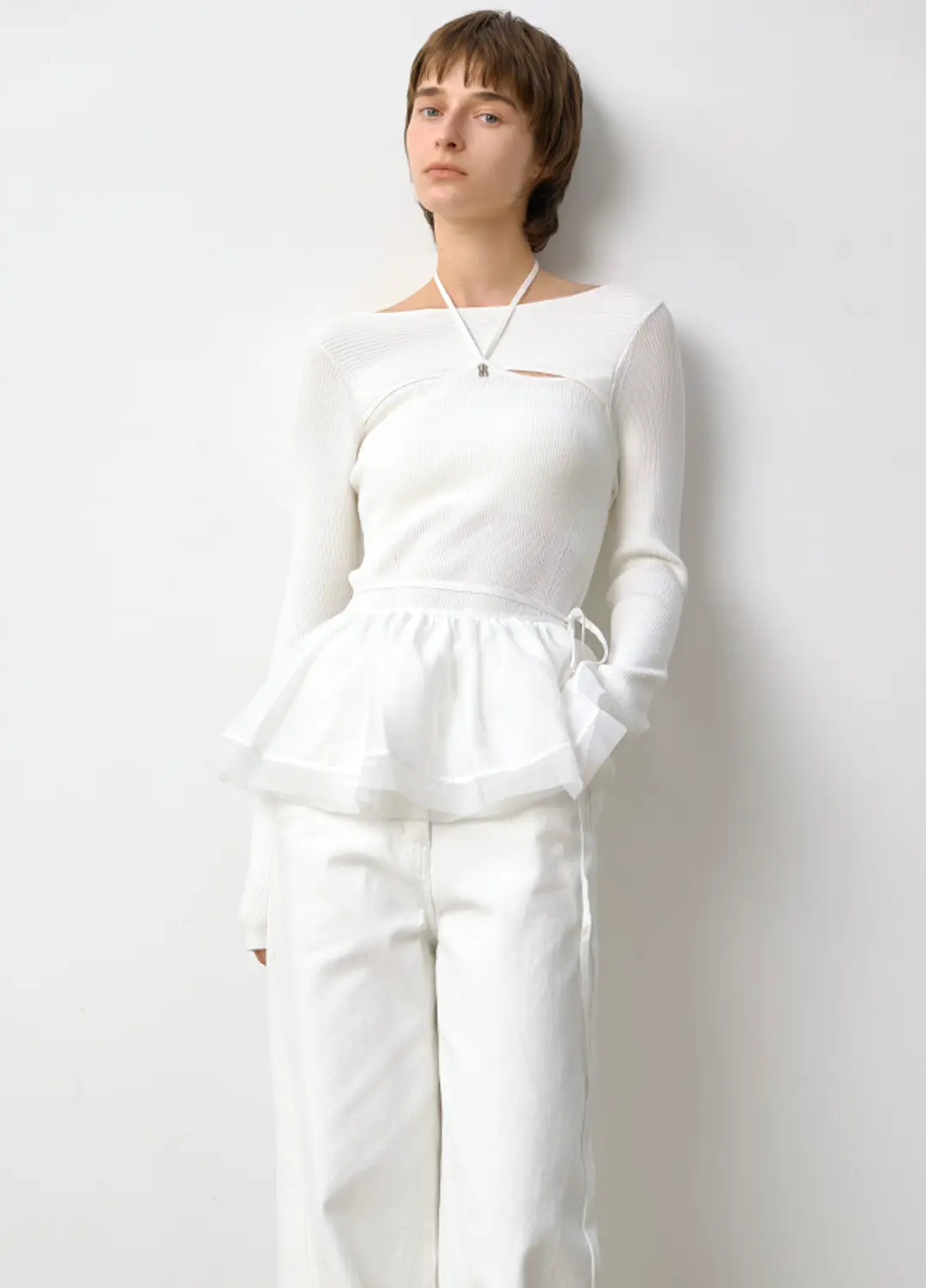 아뜰리에 나인 (SK-5034)SHIRRING LAYERED SKIRT 상품 이미지 2