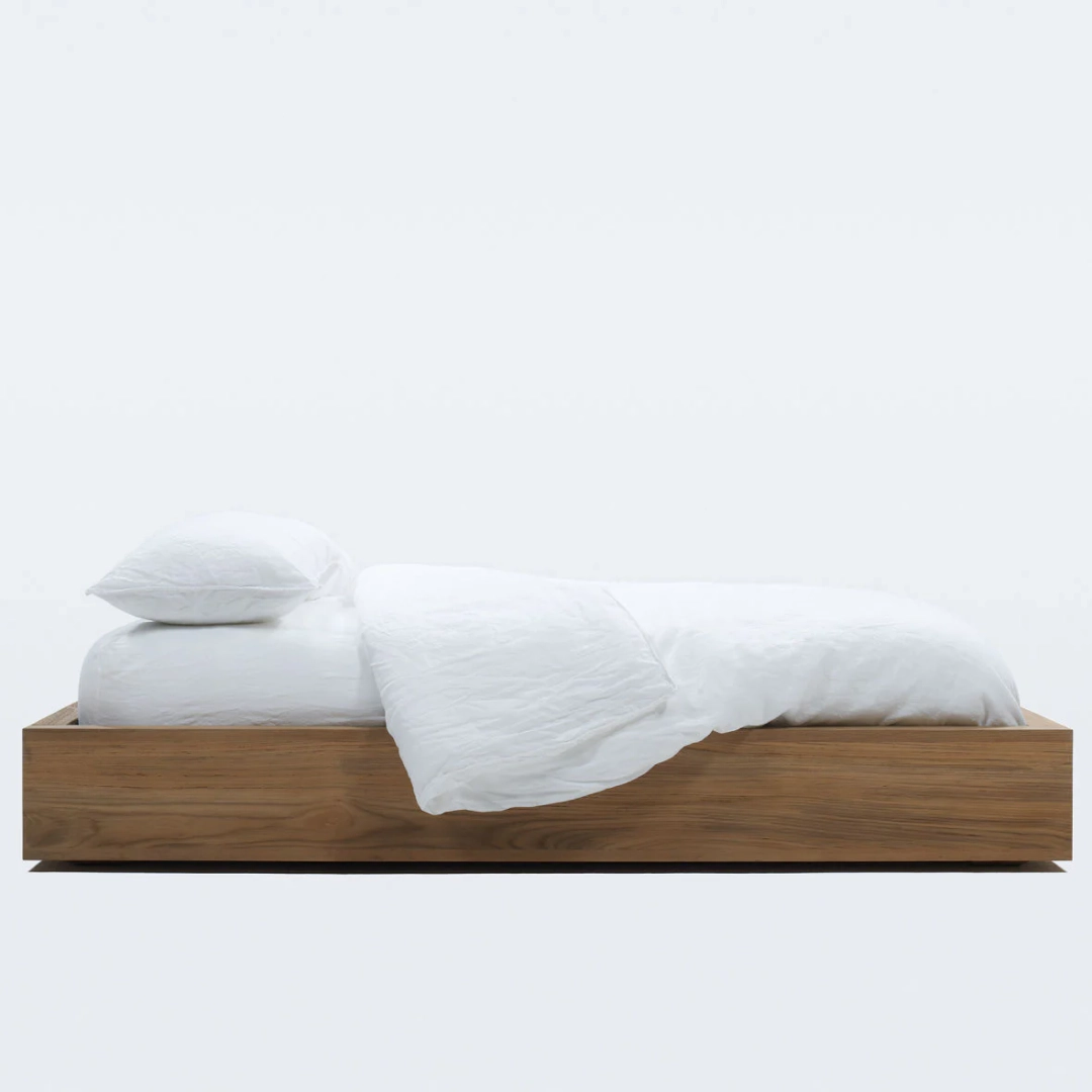 제임스펄스 Linen Duvet Cover - White 상품 이미지 1