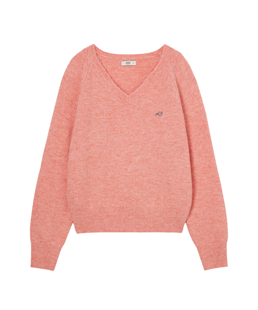 에이이에이이 SYMBOL V NECK KNIT [PINK] 상품 이미지 1