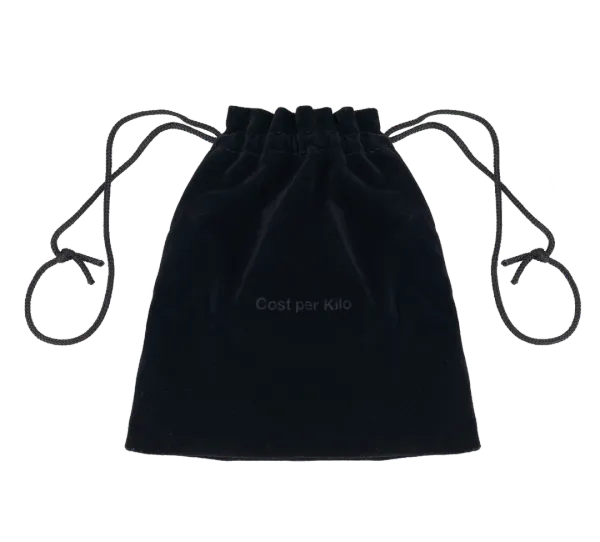TEETH STRING NECKLACE_MATTE METAL