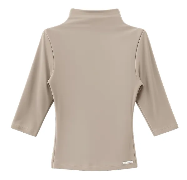 Essential mock neck top (Skin)