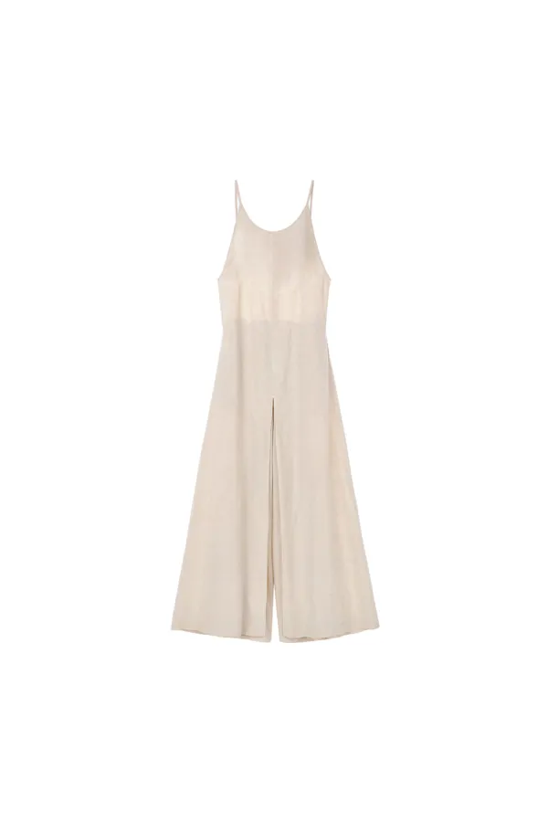 Flare Jumpsuit, Otmeal