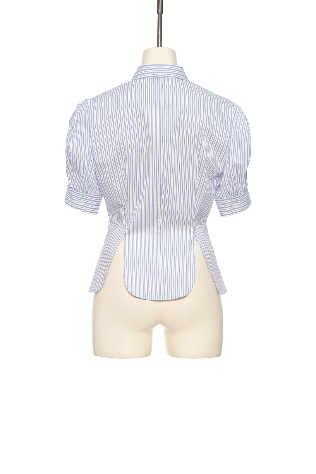 푸쉬버튼 SS25 BLUE HEM SLITED BLOUSE 상품 이미지 3