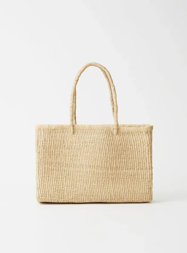 Raffia Shopper Bag