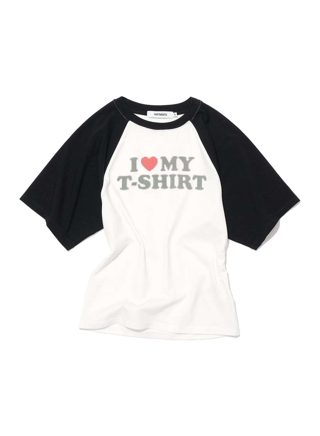 파르티멘토 [WOMEN] BAT SLEEVE ILT PRINTED TEE_WHITE 상품 이미지 1