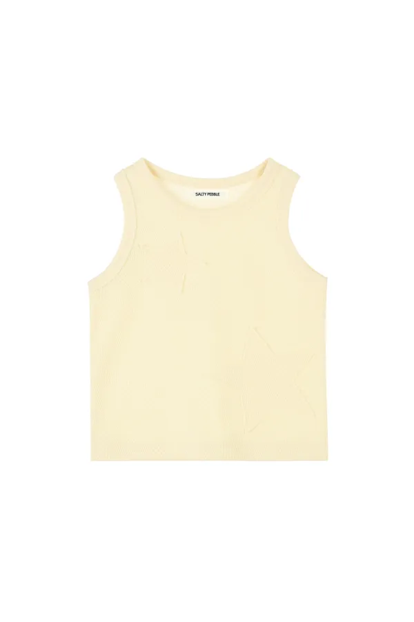 STAR SLEEVELESS [BUTTER]