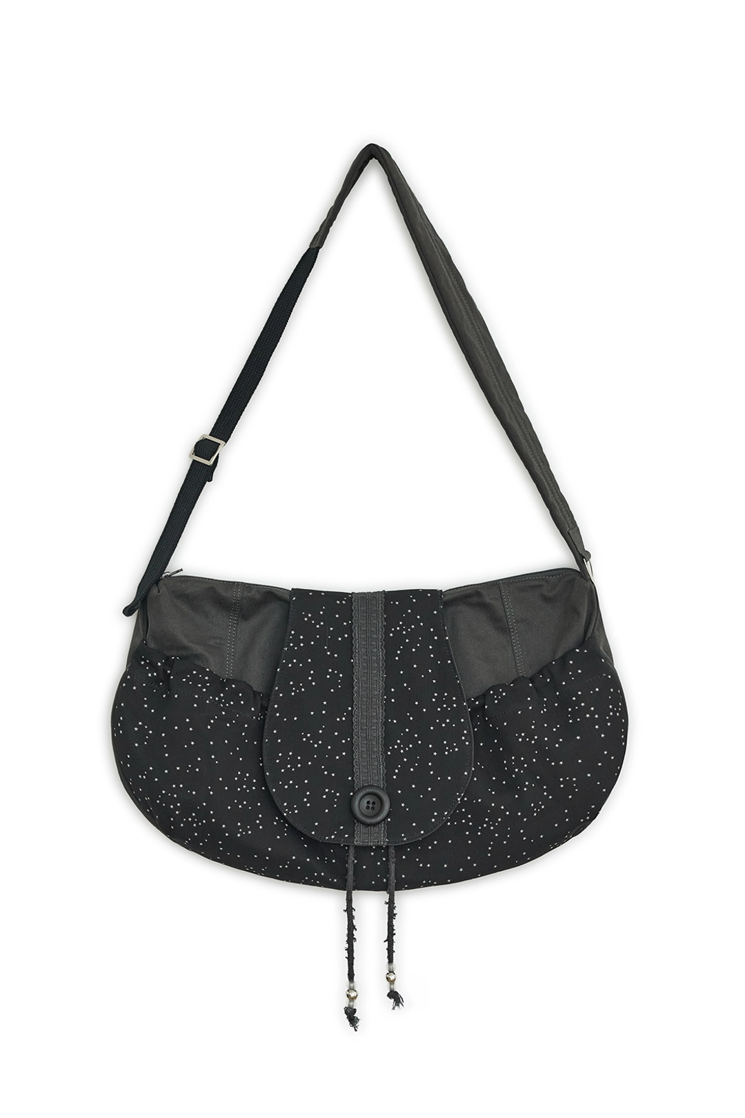 허그유어스킨 Star cotton cross bag (Black) 상품 이미지 1