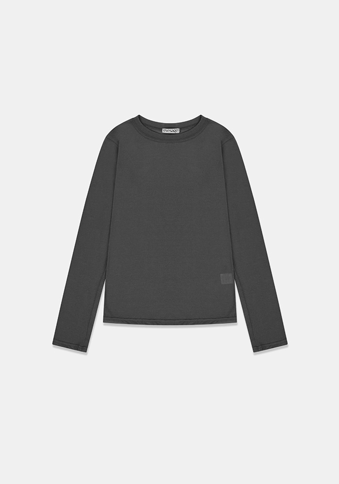 이브세이지 Sheer long sleeve (Charcoal) 상품 이미지 1