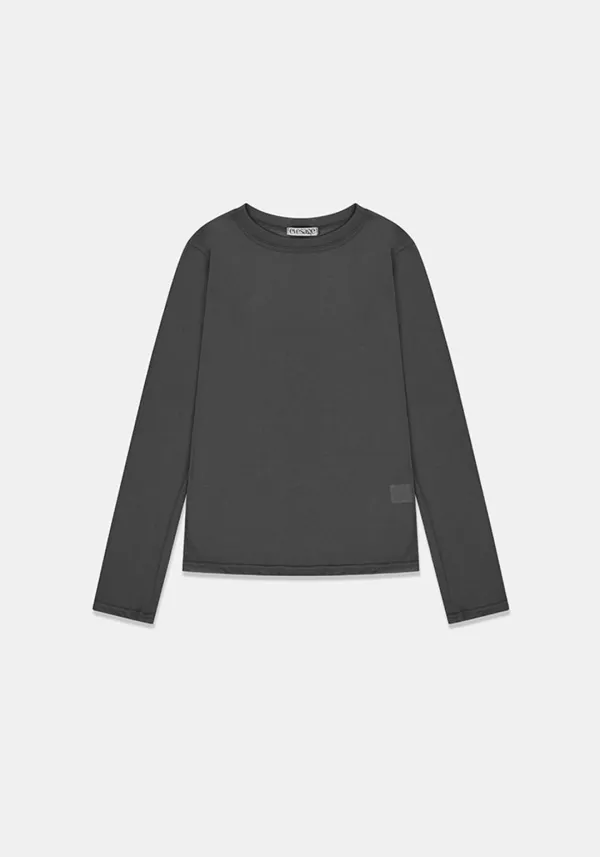 Sheer long sleeve (Charcoal)