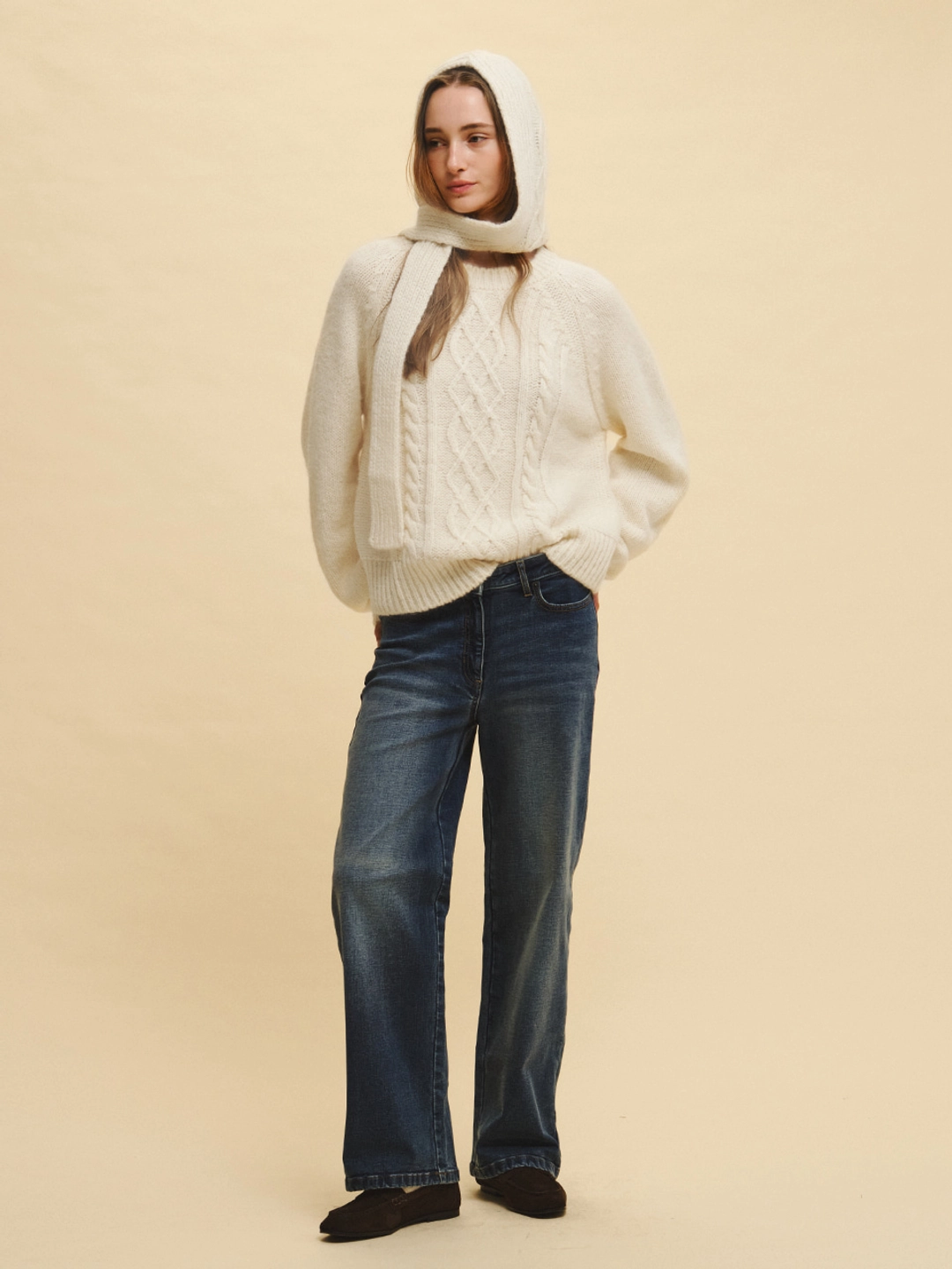 르니나 MILA vintage wide denim pants_2colors 상품 이미지 2