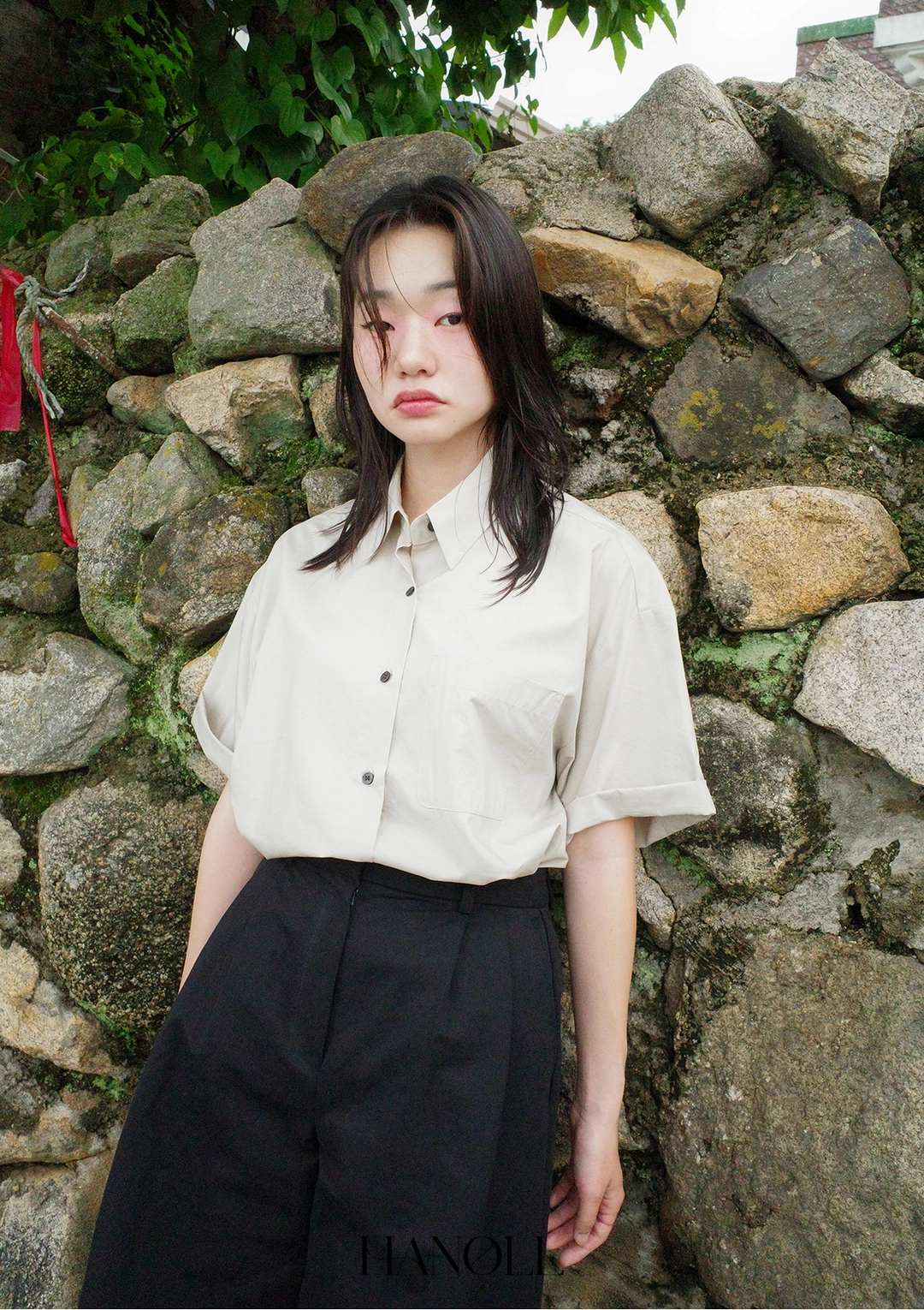 한올 Eve Shirt (Gray Beige) 상품 이미지 2
