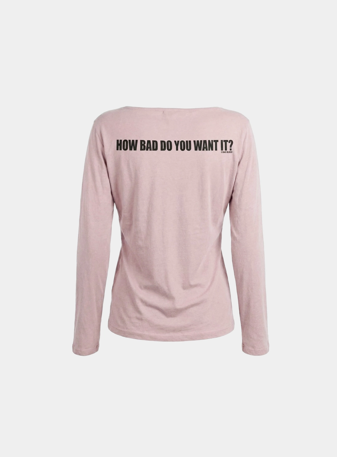 배드블러드 [w-tee26-119] DO YOU WANT IT Boat Neck T-Shirt - Pink 상품 이미지 2