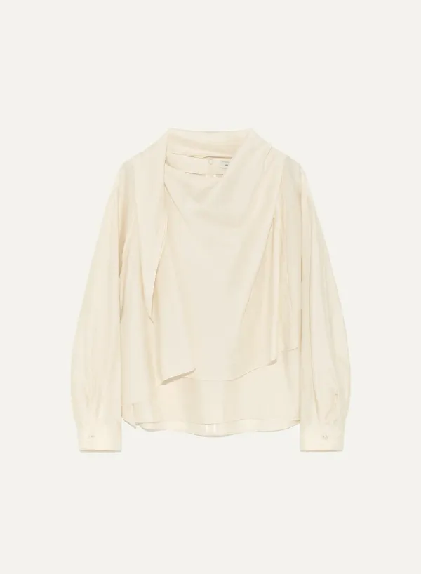 Mireille Scarf Top Dove