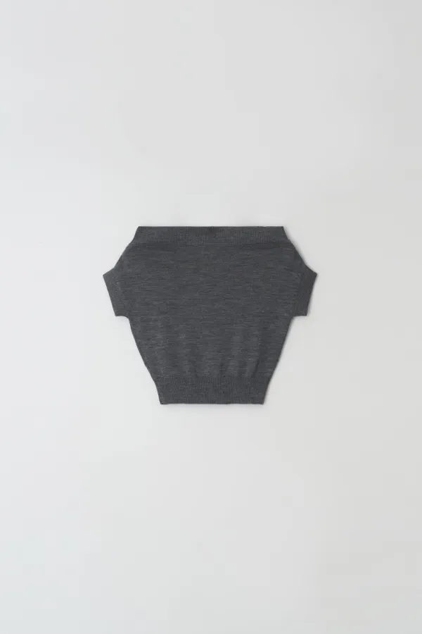 sander off-shoulder top (grey)