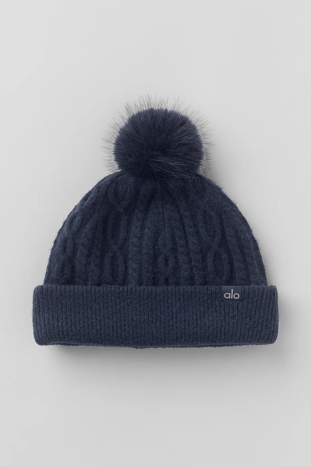 알로요가 Cable Knit Winter Bliss Beanie - Navy 상품 이미지 1