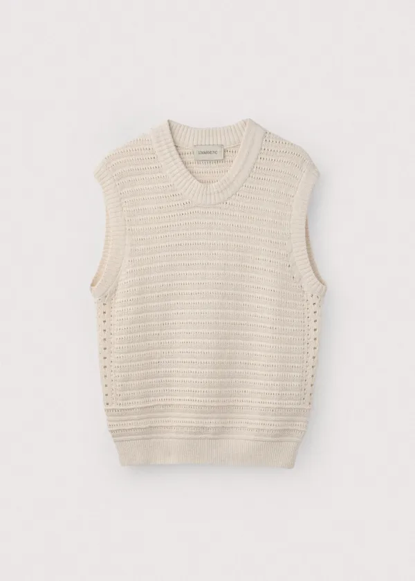 Paper & boucle crochet vest_Paper