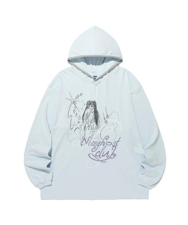 dreaming girl bigbig hooded ls tee[light blue]
