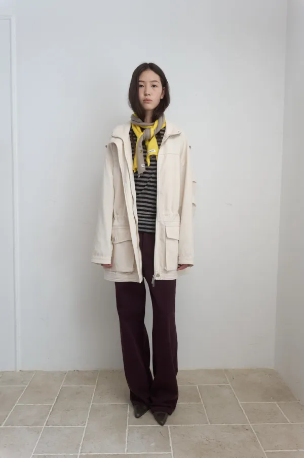 COTTON FIELD JACKET_ECRU