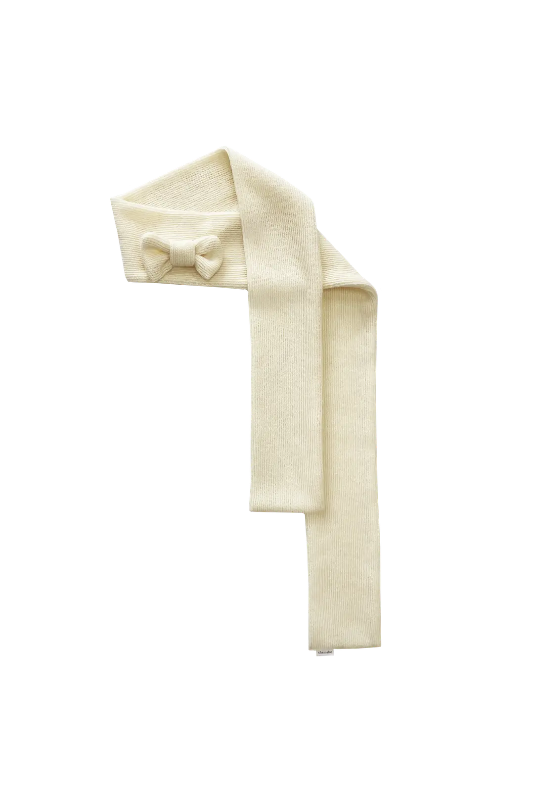 체메씨 PETIT BOW MUFFLER (CREAM) 상품 이미지 2