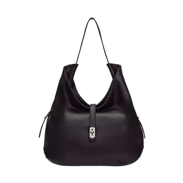 Hey City Leather Hobo M (헤이 시티 레더 호보 미듐) Dark Brown