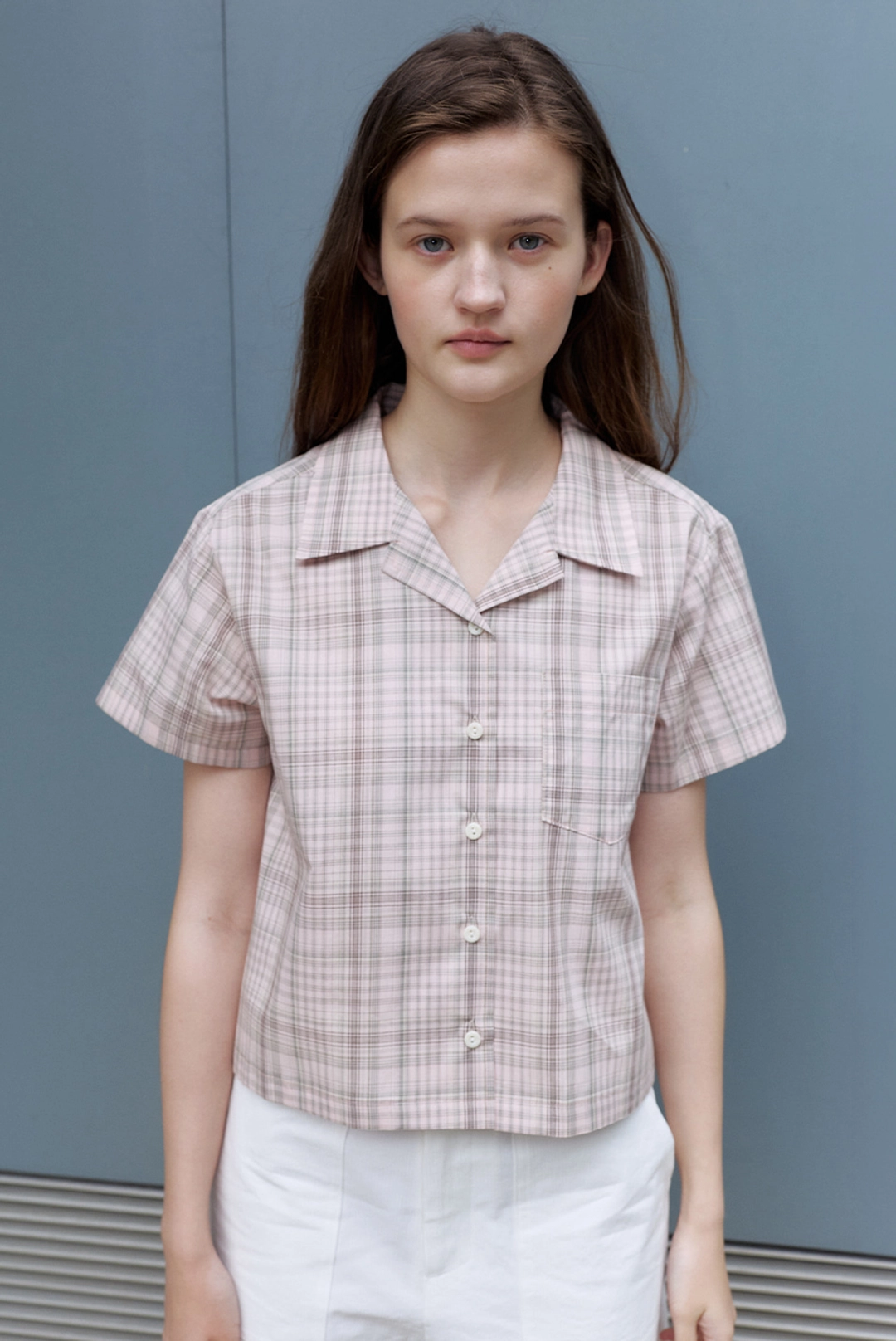 브렌다 브렌든 baker shirts - pink 상품 이미지 2