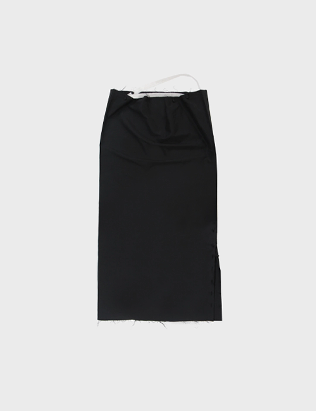프레클 [exclusive] exposed-lining skirt in black 상품 이미지 1