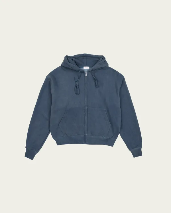 (2차) Riel Hoody Zip-up - Navy