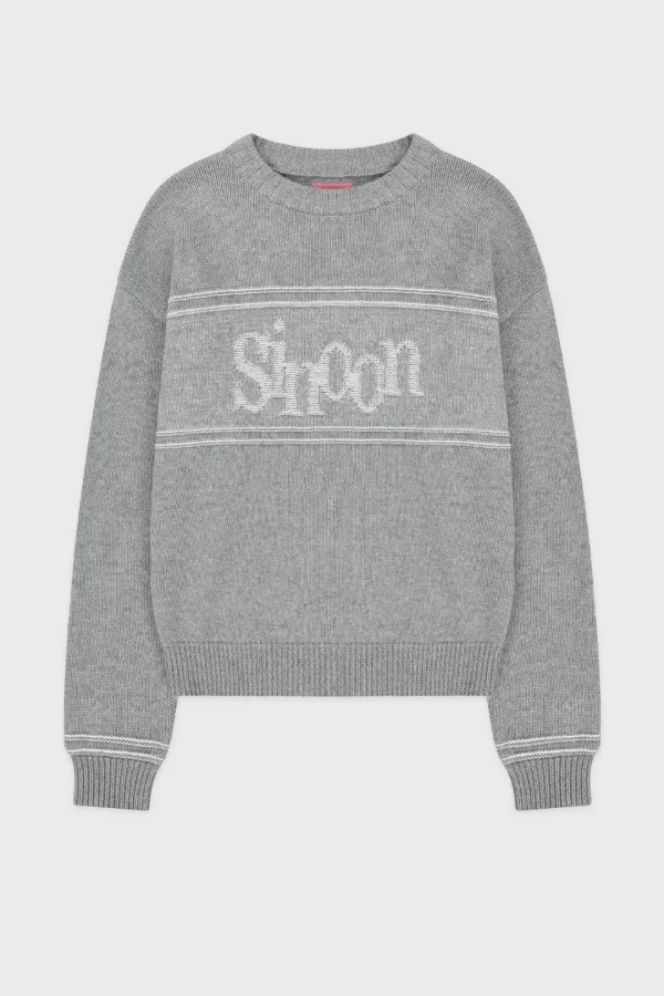 Sinoon Reverse Pullover Knit (Grey)