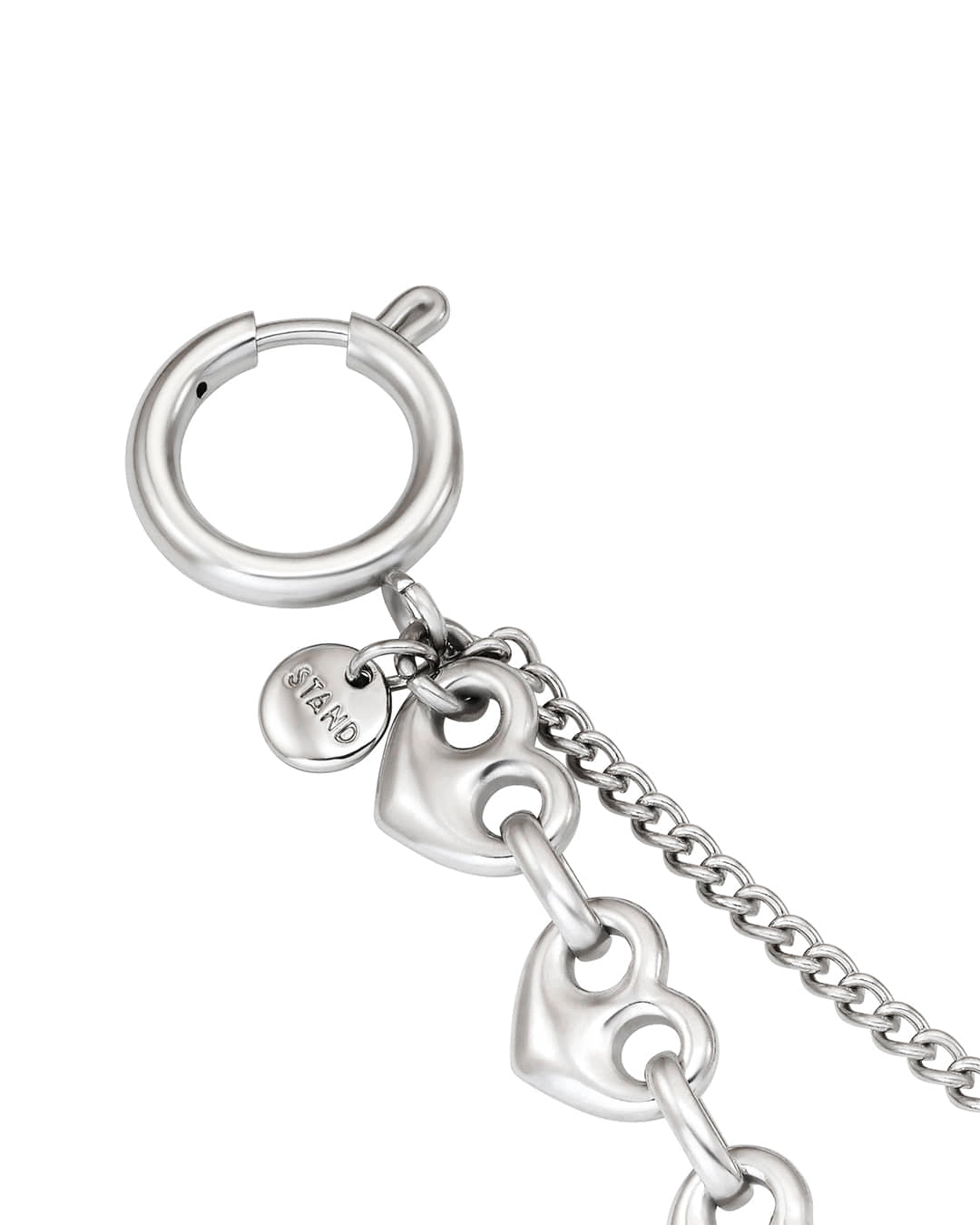 스탠드오일 Dual Chain Keyring · 듀얼 체인 키링 / 실버 상품 이미지 2