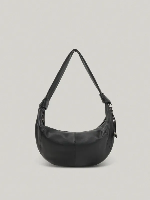 AMANT HOBO BAG BLACK - PLAIN아망 호보백