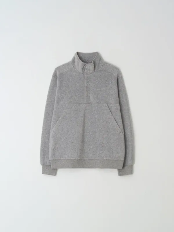 [8th][사이즈 추가] Teddy fleece anorak_melange grey