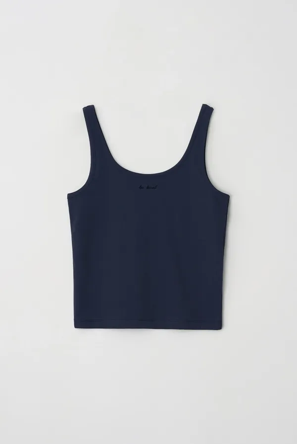 two-way sleeveless - navy