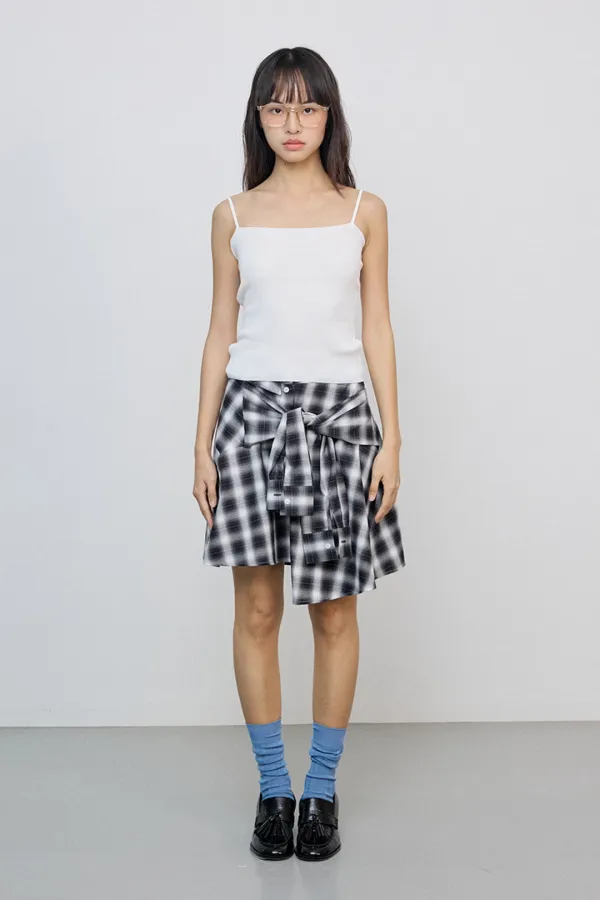 Knot check skirt