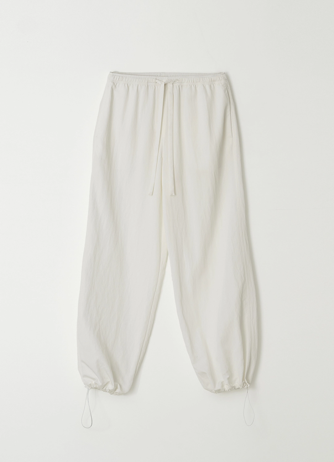 스텝어라운드 Airy nylon wide pants_WHITE 상품 이미지 1