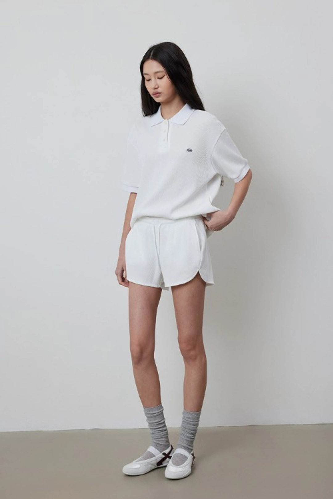 퀸스래빗 Waffle Set-up Banding Shorts 상품 이미지 2