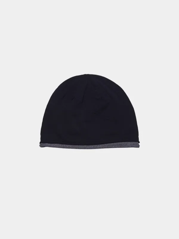 DUAL LAYER BEANIE BLACK / CHARCOAL