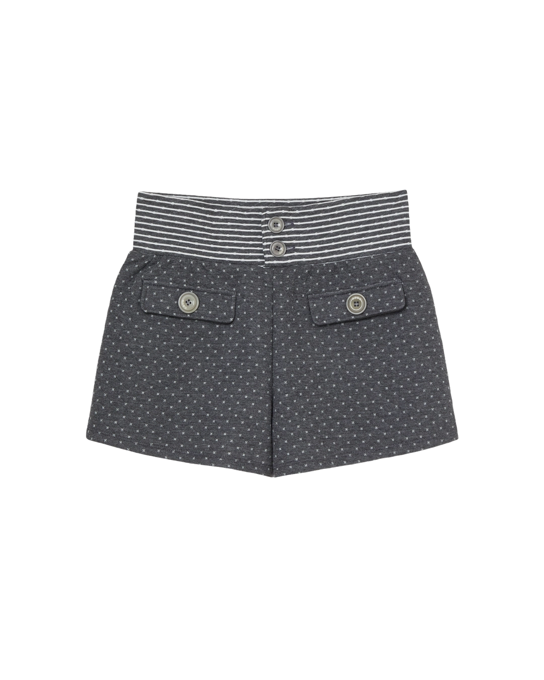 에이이에이이 BIG BUTTON MINI SHORTS [CHARCOAL] 상품 이미지 1