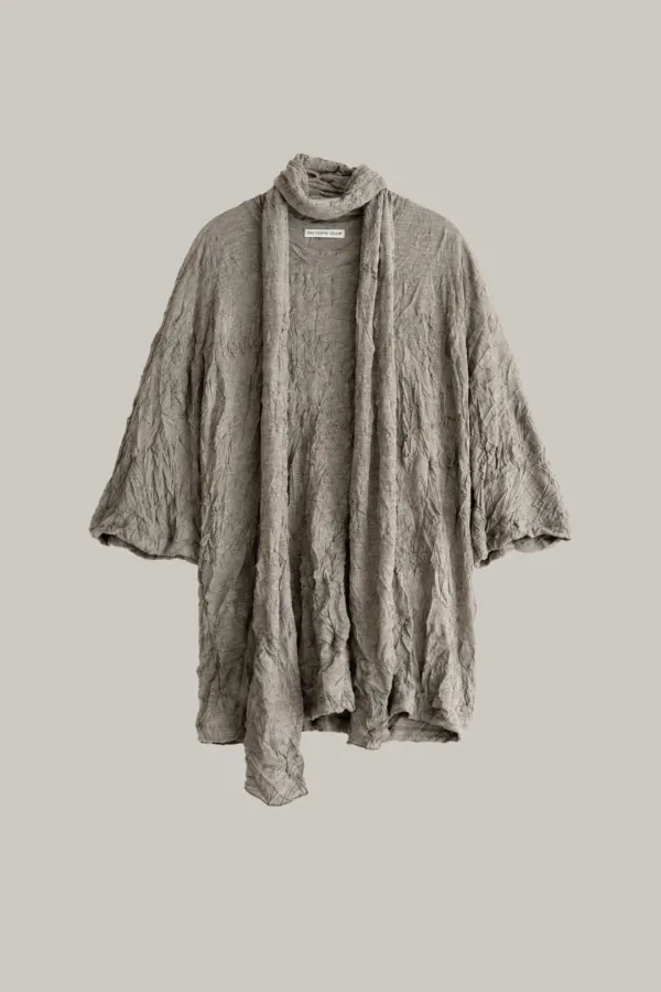Wrinkle Scarf T-shirt (sand khaki) - OFC - Simple Yet Unordinary