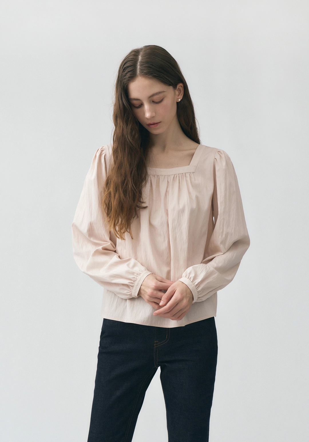 엘로주 Lemier Square Neck Blouse 상품 이미지 1