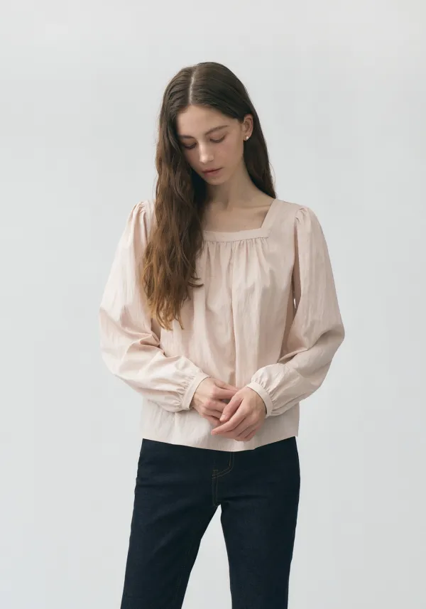 Lemier Square Neck Blouse