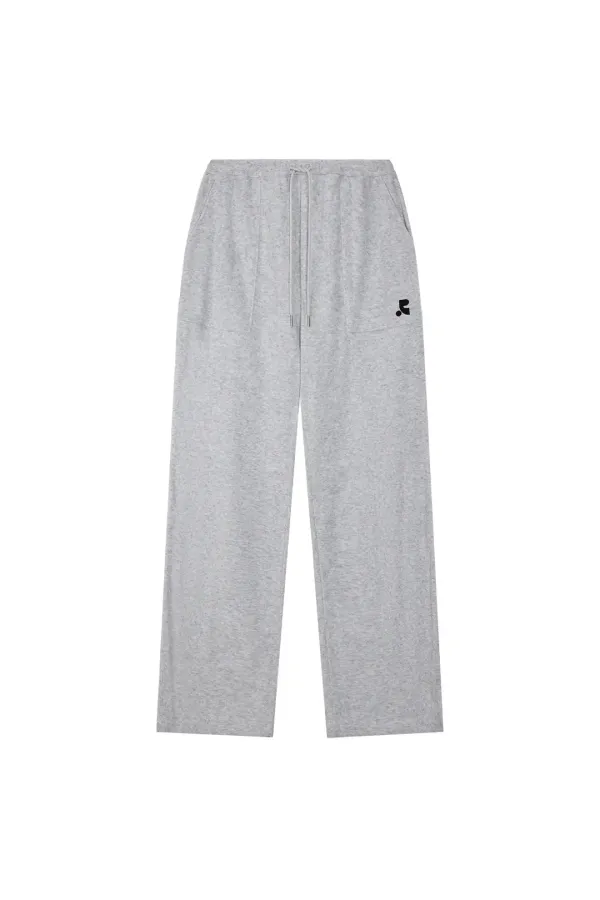 TERRY JOGGER PANTS - LIGHT GREY