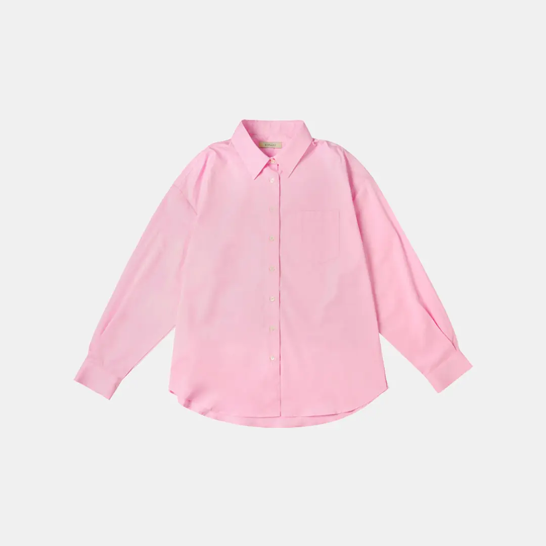 시야쥬 SITP5175 오버 핏 클라우드 셔츠_Light pink 상품 이미지 2