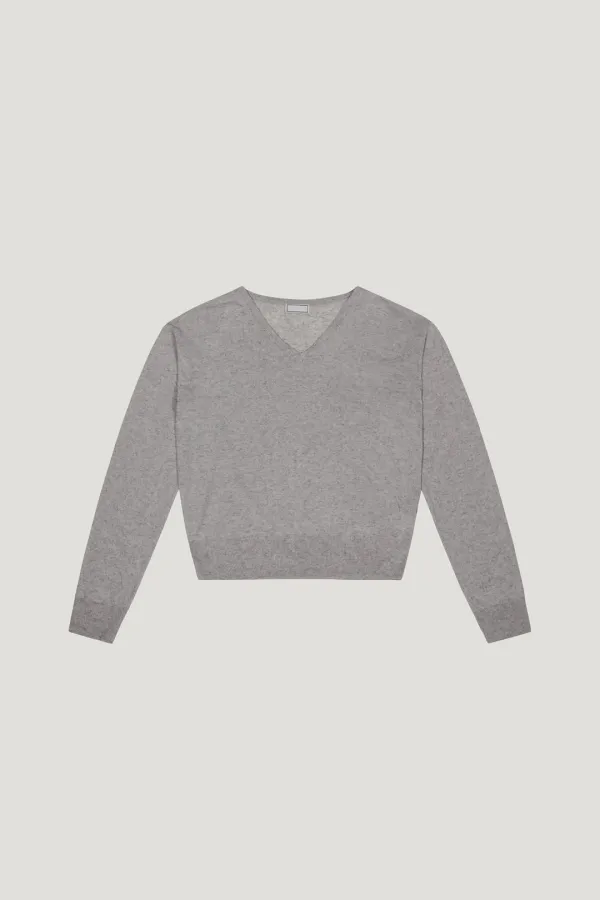 Mellow V-Neck  Knit (gary)