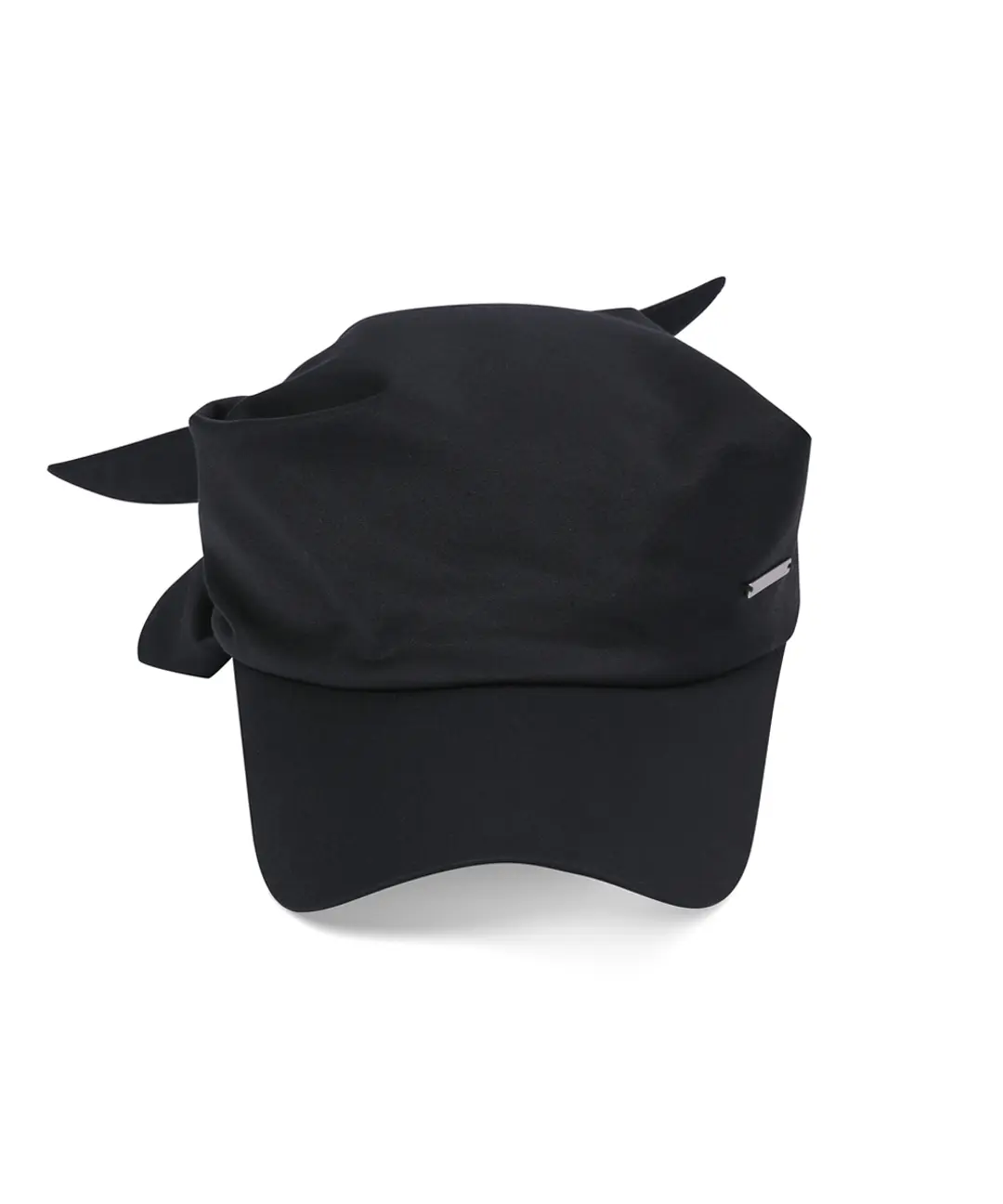 미세키서울 Tie-up scarf bandana cap BLACK 상품 이미지 1