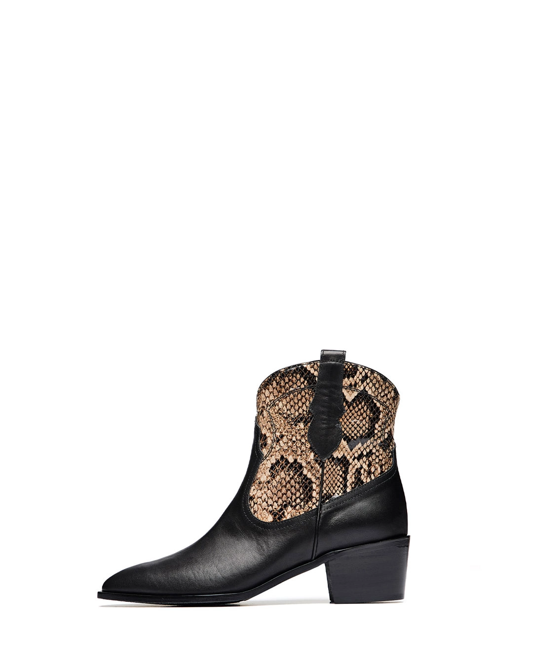 꼼시아 Western Boots - BEIGE SNAKE 상품 이미지 2