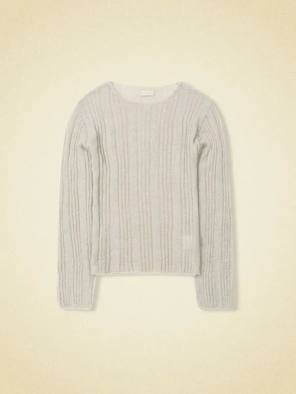 blush knit - oat beige