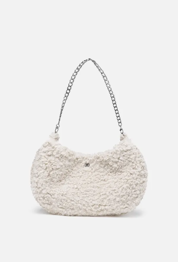 Dana Boucle Chain Bag (Cream)
